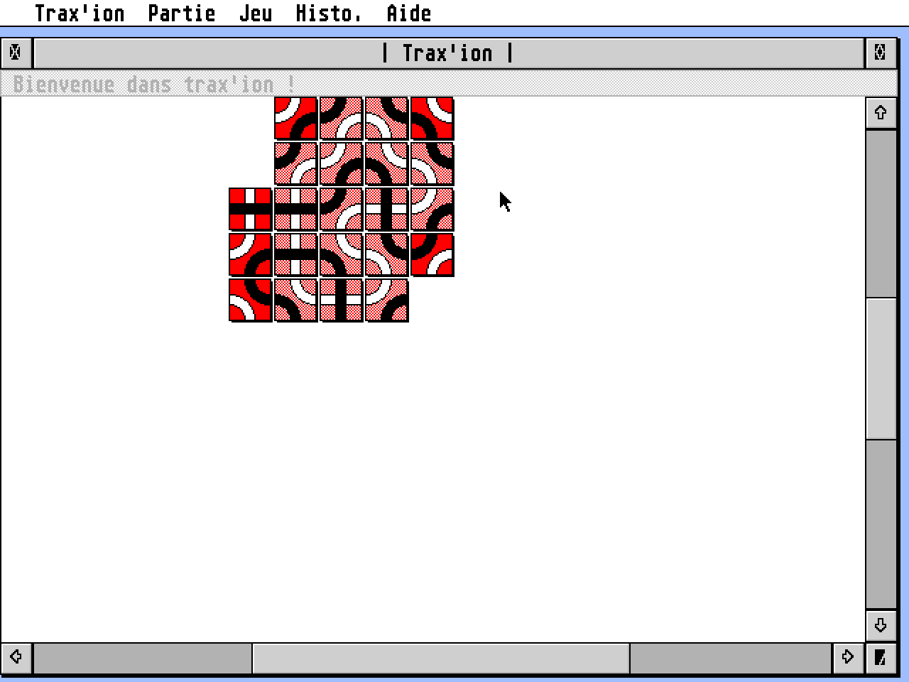 Trax'ion atari screenshot